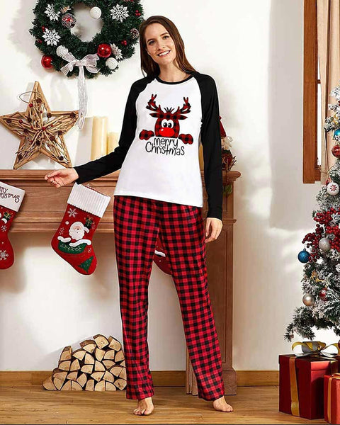 Reindeer Matching Family Christmas Pyjamas