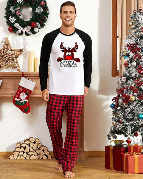 Reindeer Matching Family Christmas Pyjamas