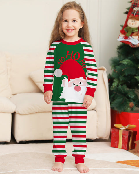 Red Stripe Matching Family Christmas Pyjamas