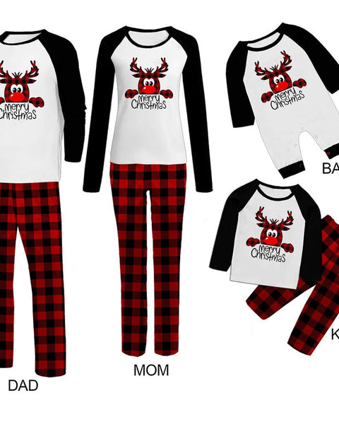 Reindeer Matching Family Christmas Pyjamas