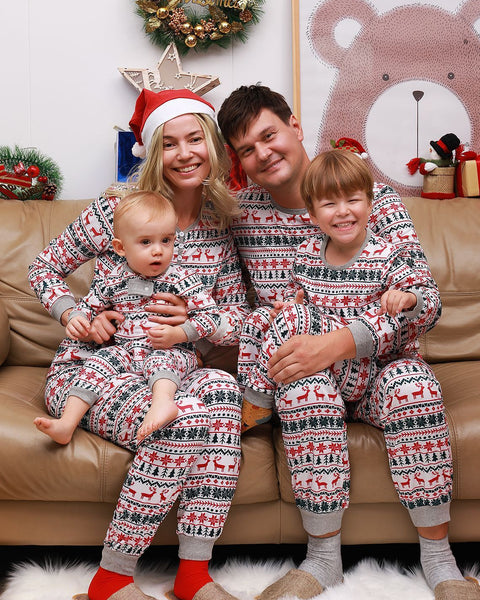 Matching Christmas Pyjamas Family
