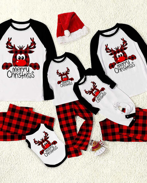 Reindeer Matching Family Christmas Pyjamas