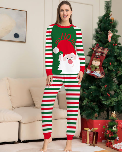 Red Stripe Matching Family Christmas Pyjamas