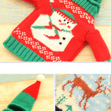 Knitted Christmas Bottle Set
