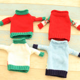 Knitted Christmas Bottle Set