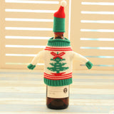 Knitted Christmas Bottle Set